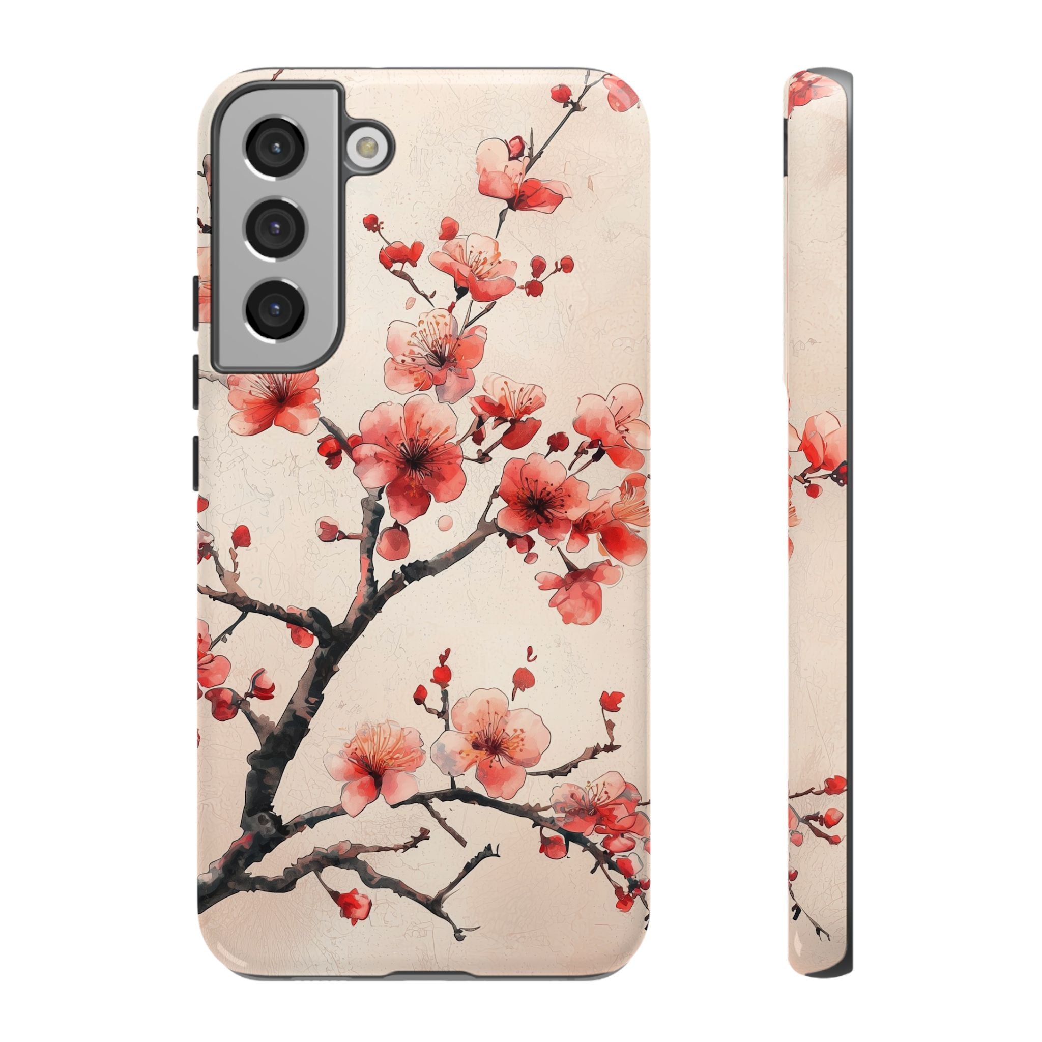 Cherry Blossom Samsung Galaxy Phone Case | Pink Blossom Branch Design