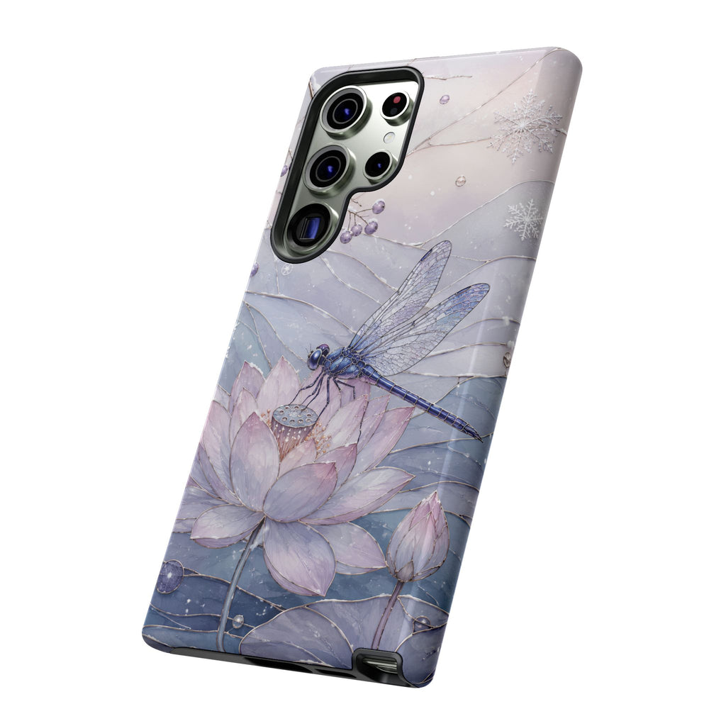 Lotus Dragonfly Samsung Galaxy Phone Case | Water Lily Phone Case