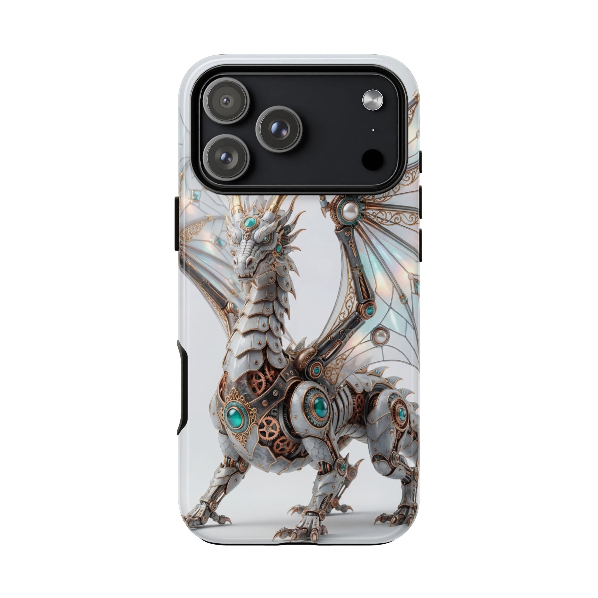 Steampunk Mechanical Dragon iPhone Case — Fantasy Armor Protective Cover