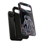 Space Explorer Astronaut Neon Google Pixel Phone Case