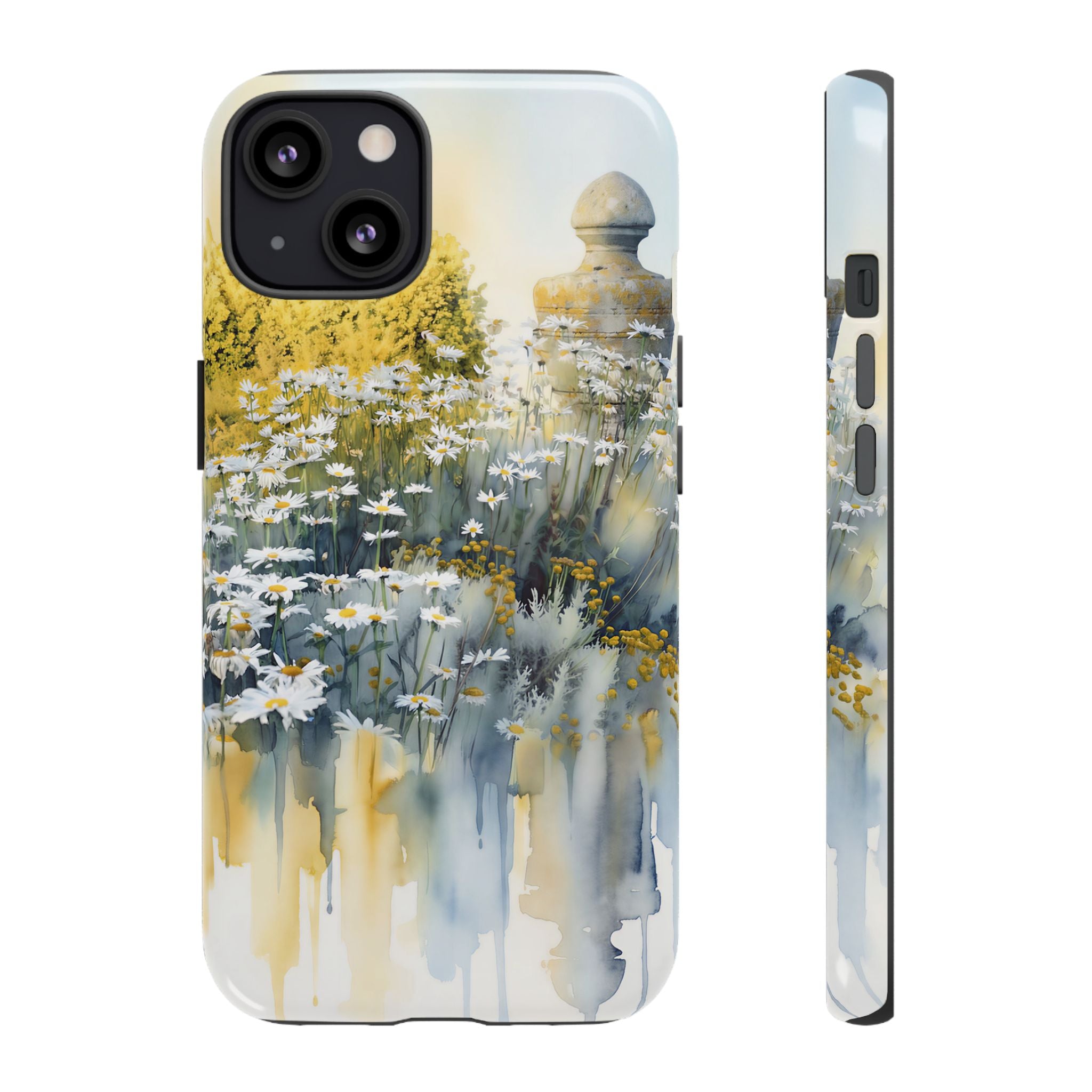 Watercolor Floral Daisy Garden iPhone Case