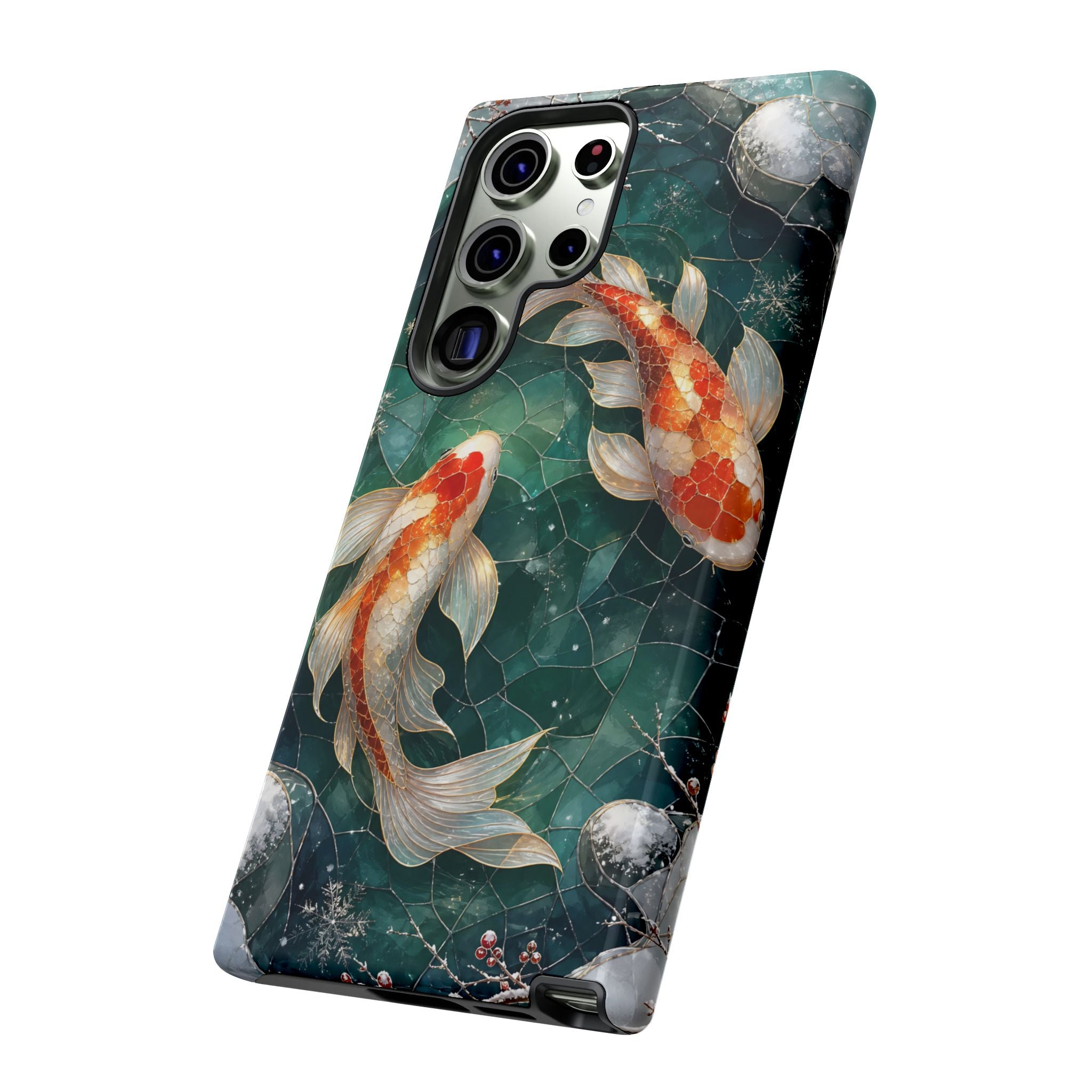 Koi Fish Samsung Galaxy Phone Case | Japanese Pond Phone Case