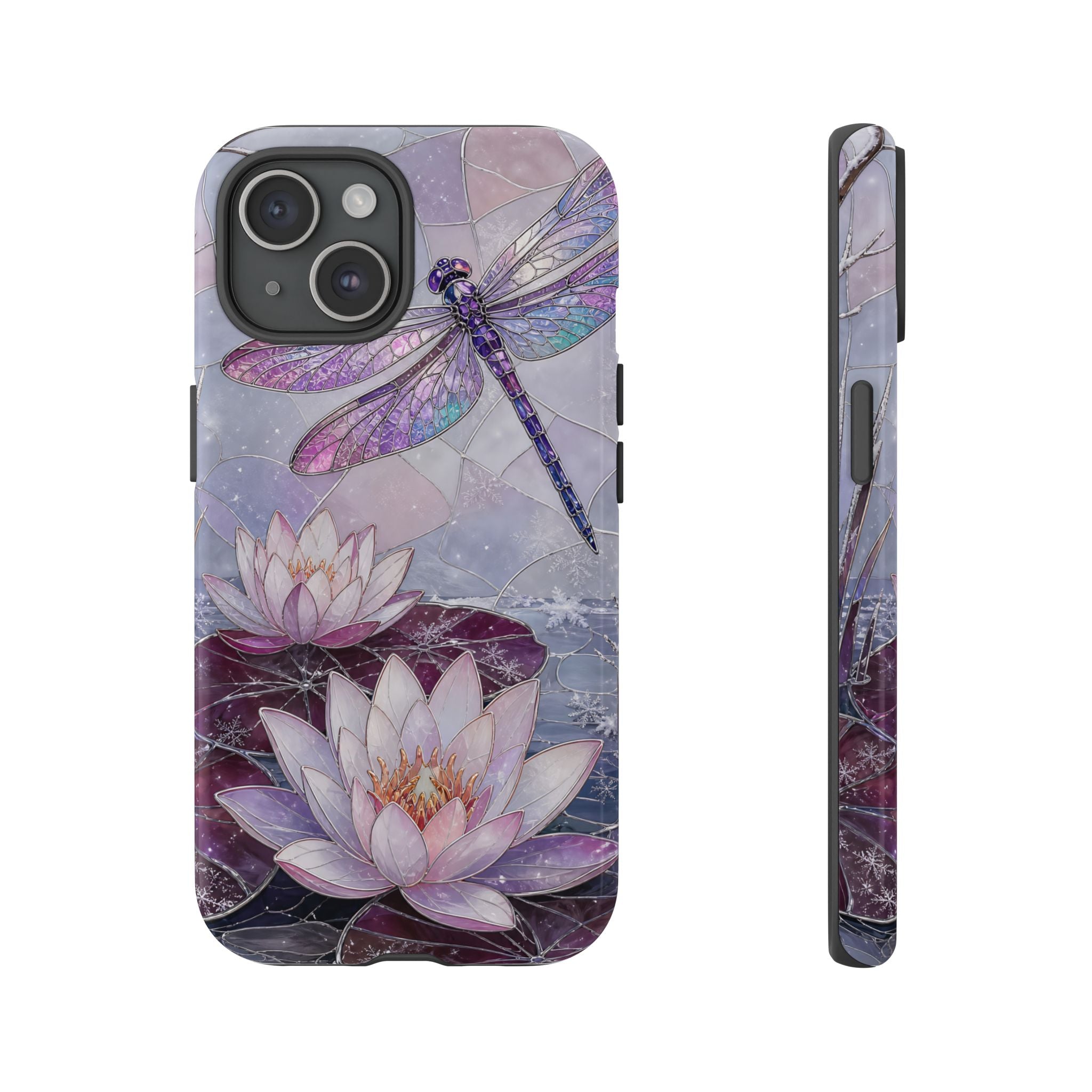 Dragonfly iPhone Case | Lotus Flower iPhone Case