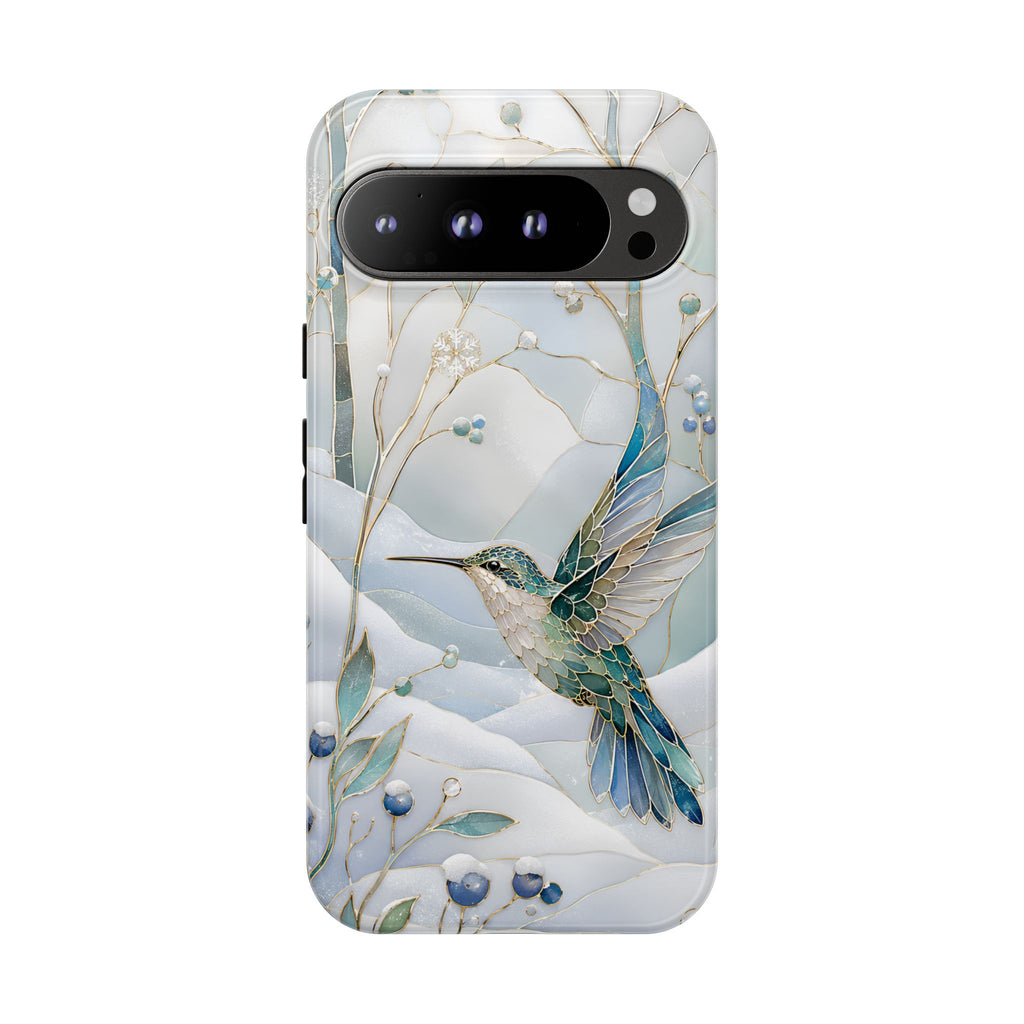 Hummingbird Google Pixel Phone Case | Winter Bird Phone Case