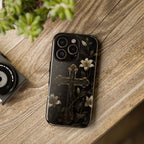 Gothic Cross Lily iPhone Case | Christian iPhone Case