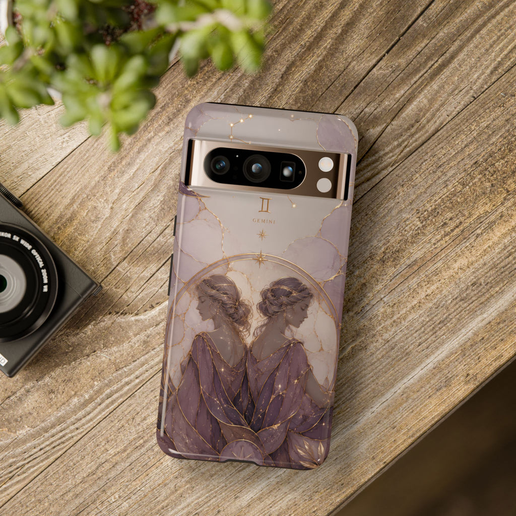 Gemini Zodiac Google Pixel Phone Case | Twin Constellation Phone Case