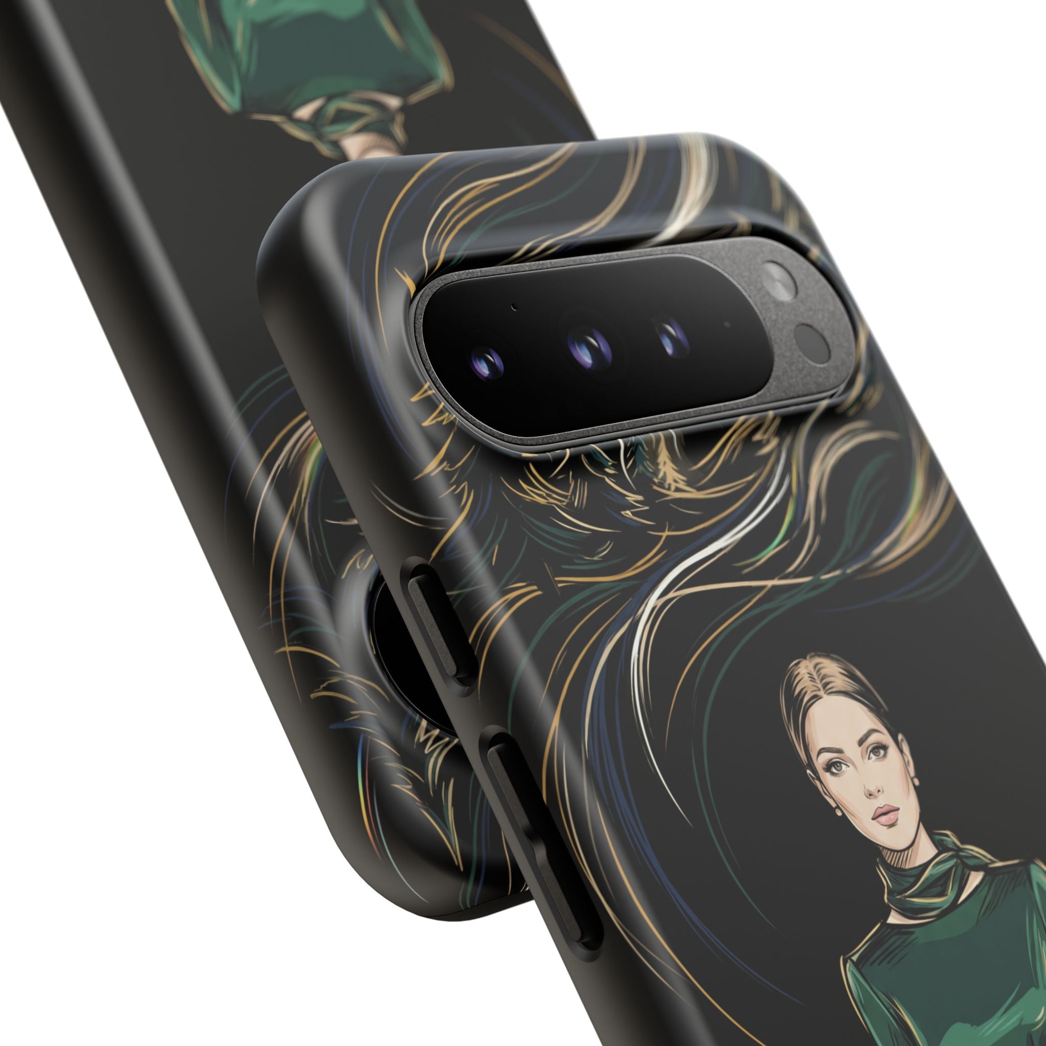 Elegant Forest Woman Google Pixel Phone Case