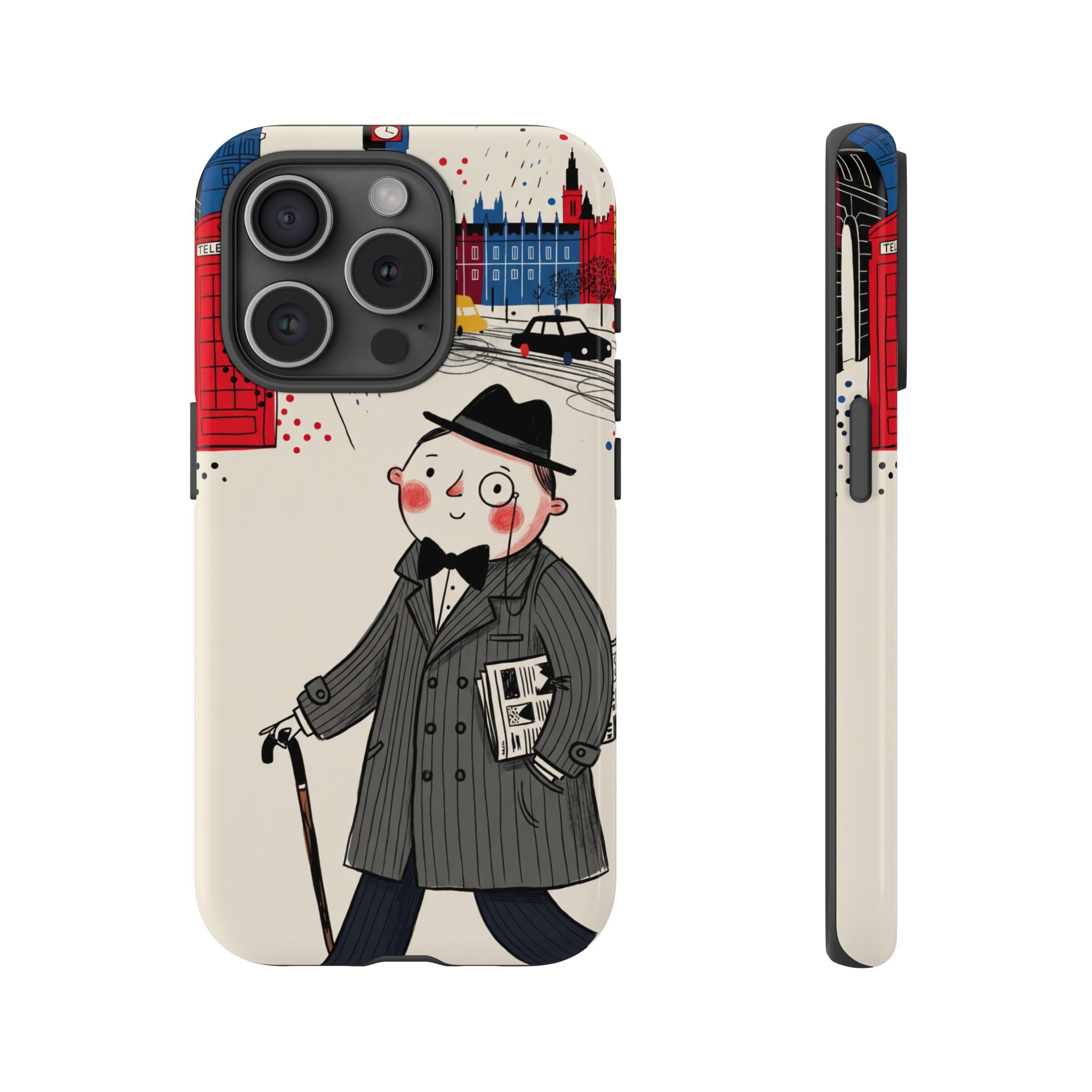 Detective in London iPhone Case