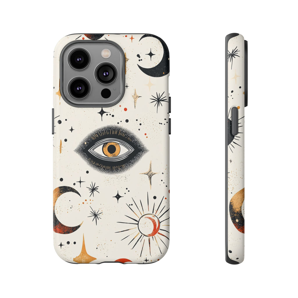 Mystic Eye iPhone Case | Celestial Moon & Star