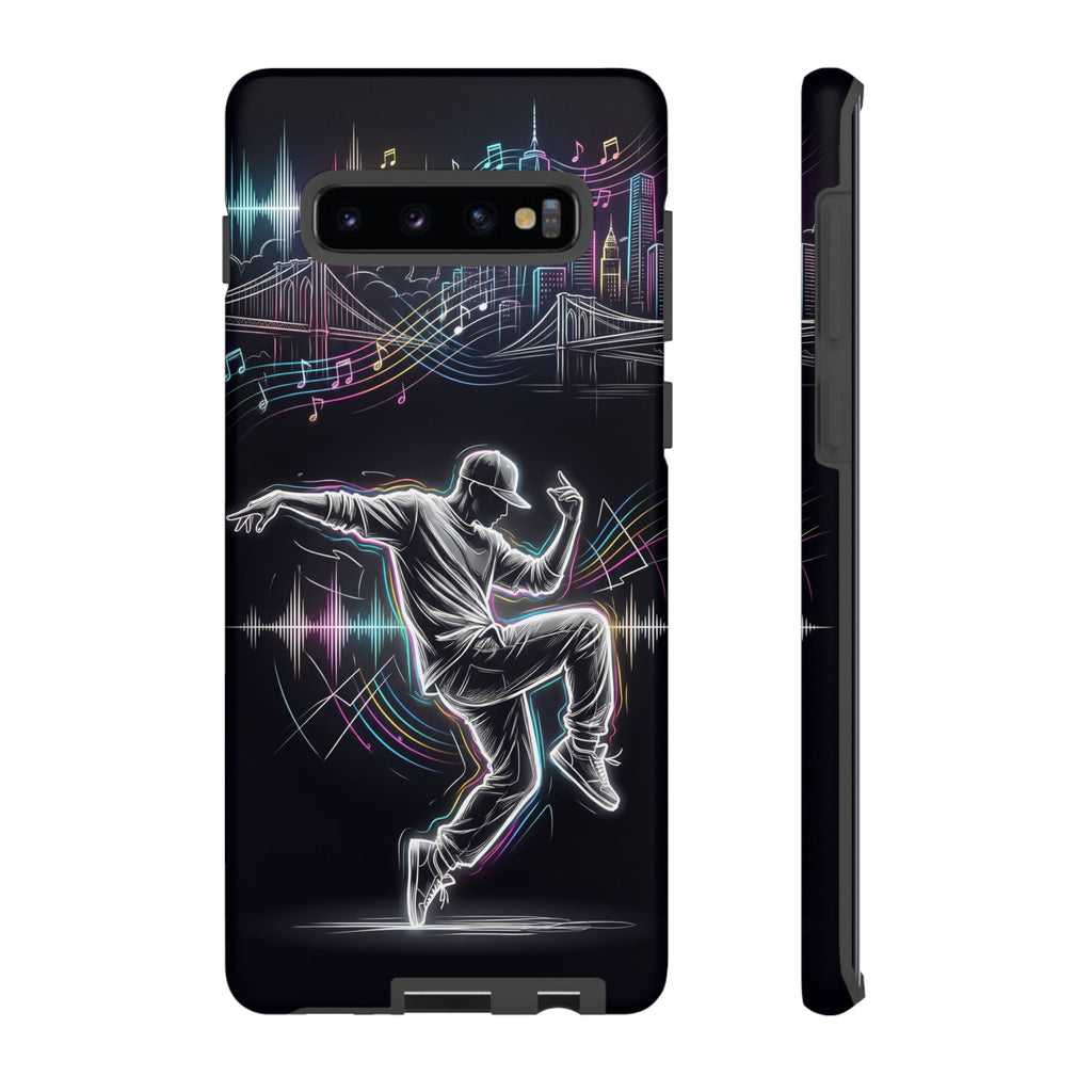Dancer Neon Skyline Samsung Galaxy Phone Case