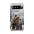 Grizzly Bear Google Pixel Phone Case | Winter Wildlife Phone Case