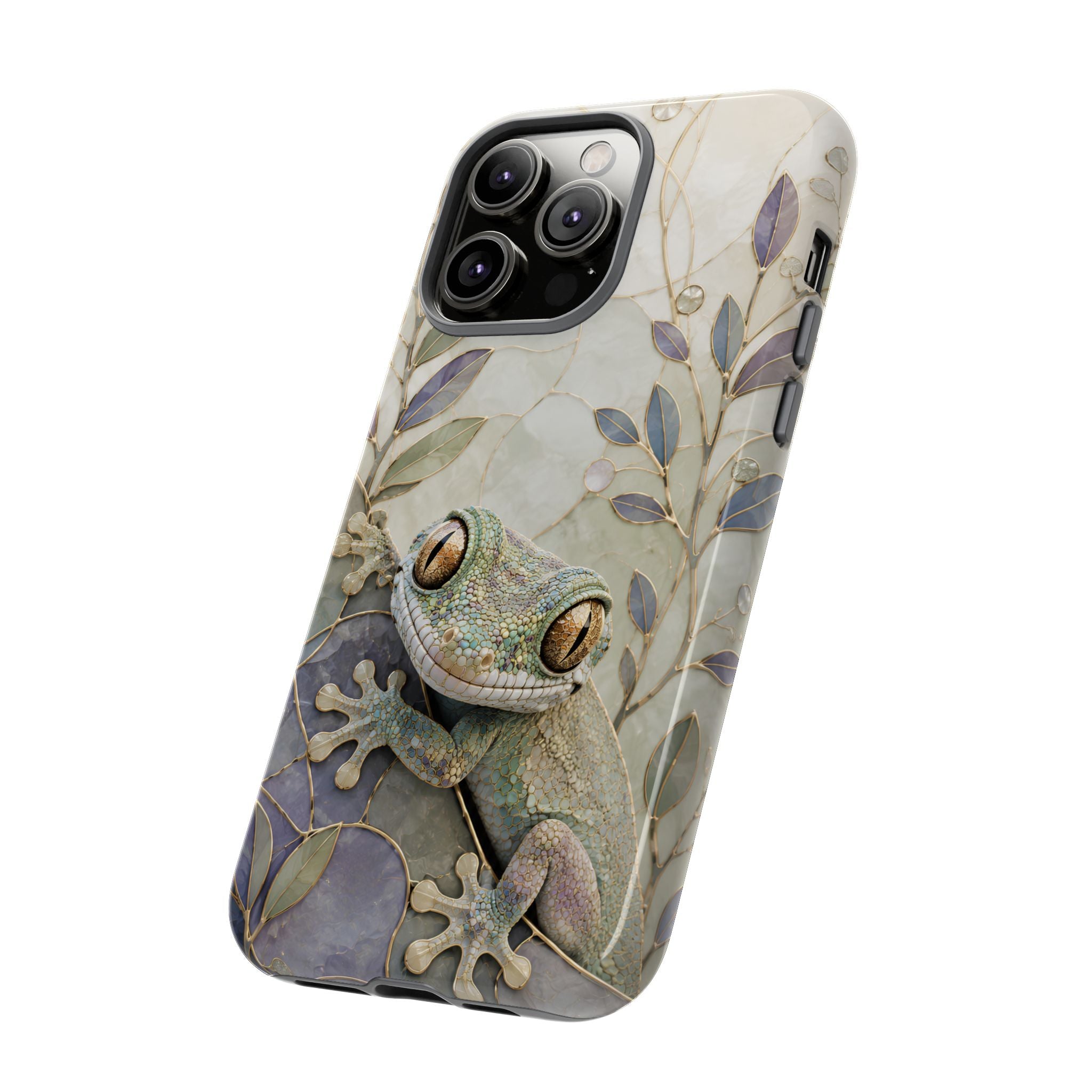 Tree Frog iPhone Case | Stained Glass Frog Cover
