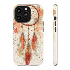Dreamcatcher Tough iPhone Case | Watercolour Feather
