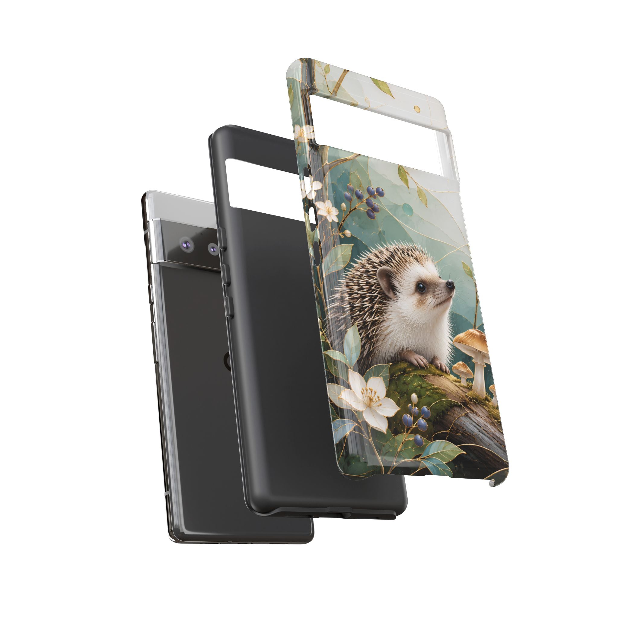 Hedgehog Google Pixel Phone Case | Woodland Phone Case