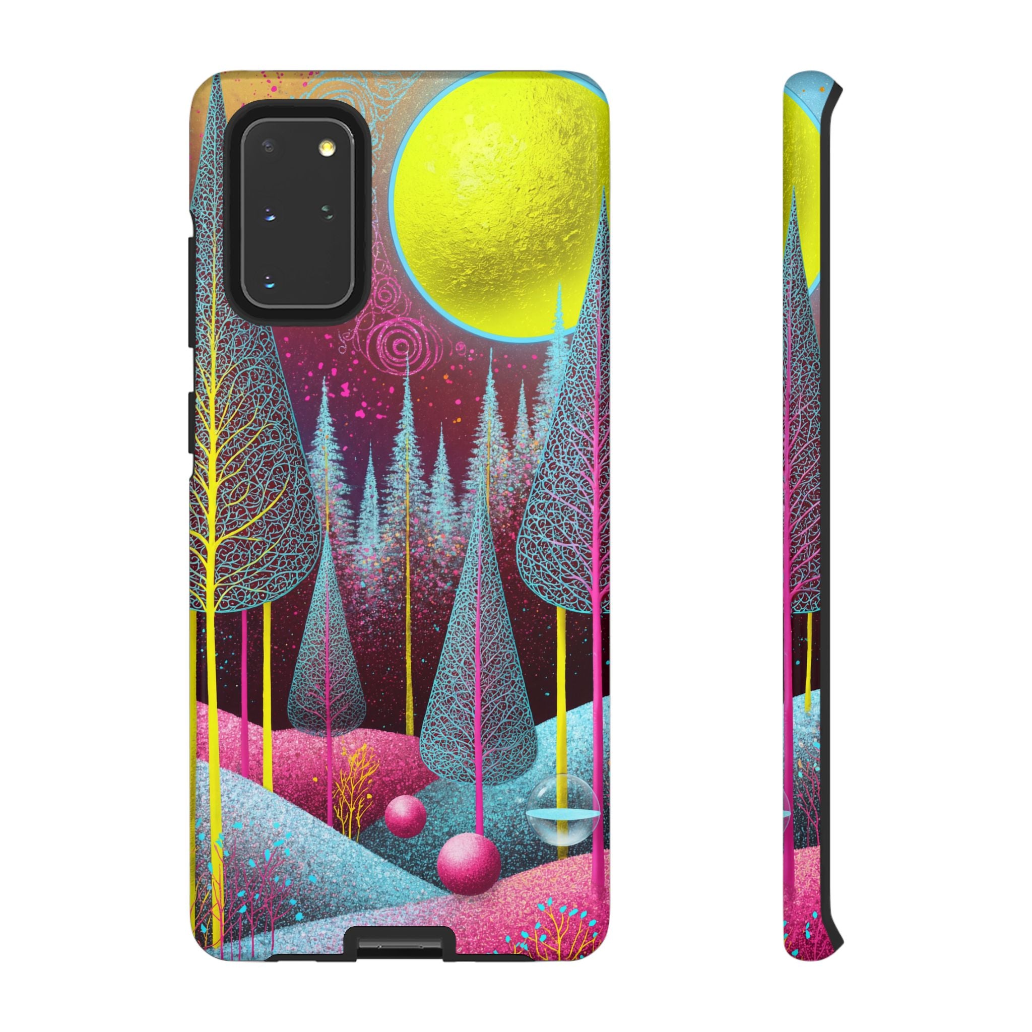 Neon Dreamscape Forest Samsung Galaxy Case