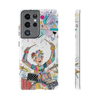 Drummer Boy Samsung Galaxy Phone Case | Colorful Cartoon Drum Kit Protective Cover