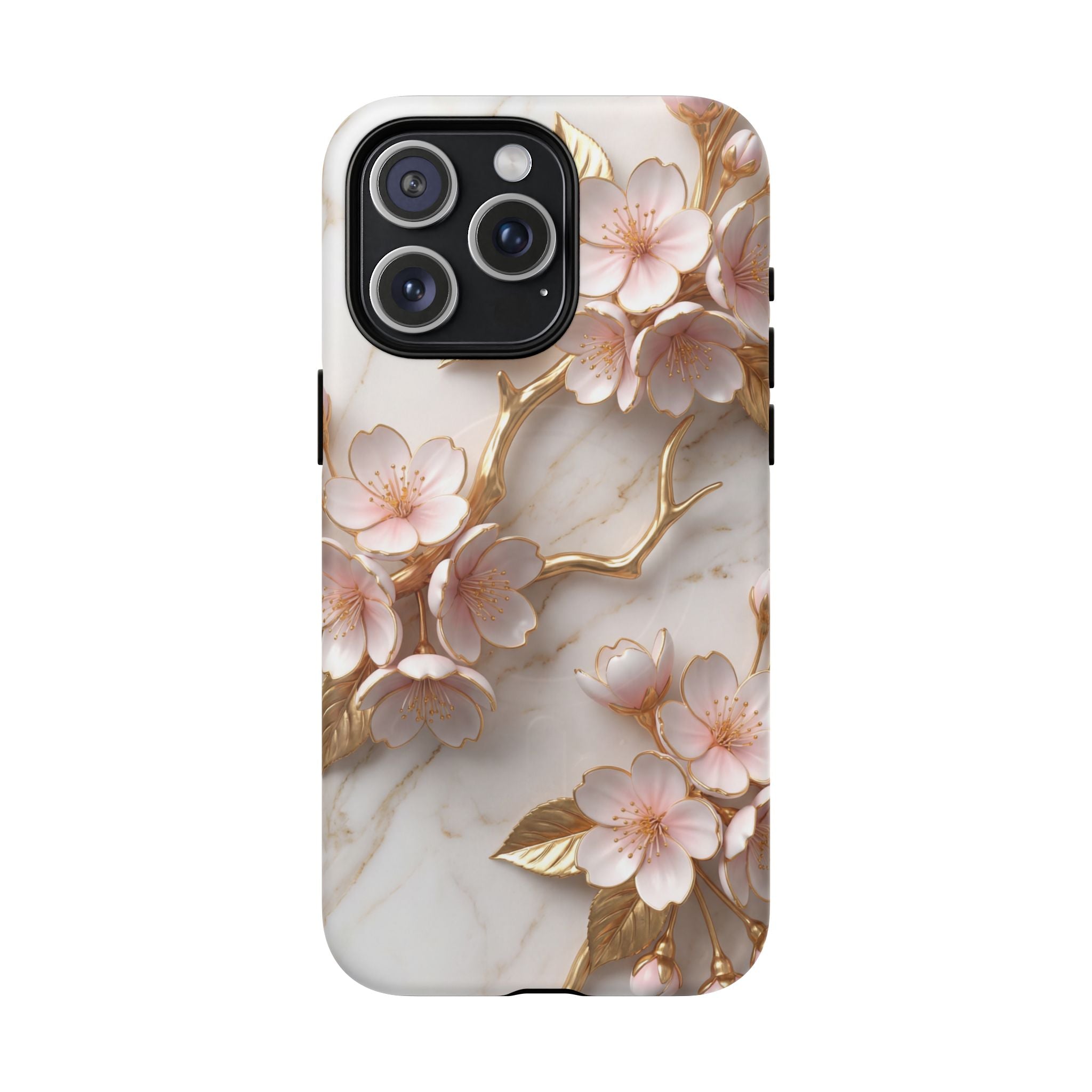 Floral Cherry Blossom MagSafe Phone Case — Tough Protective iPhone Cover