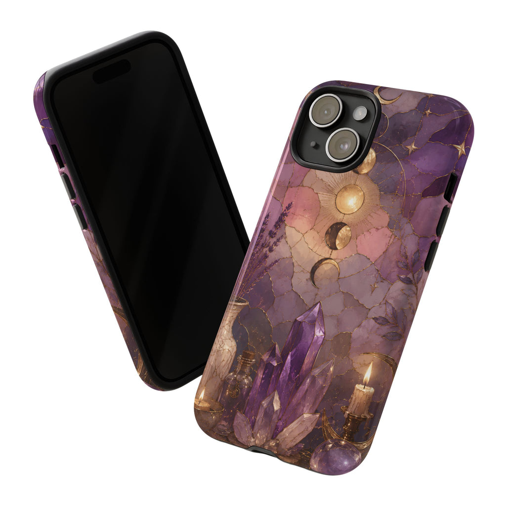 Crystal Moon iPhase Phone Case | Witchy Floral iPhone Case