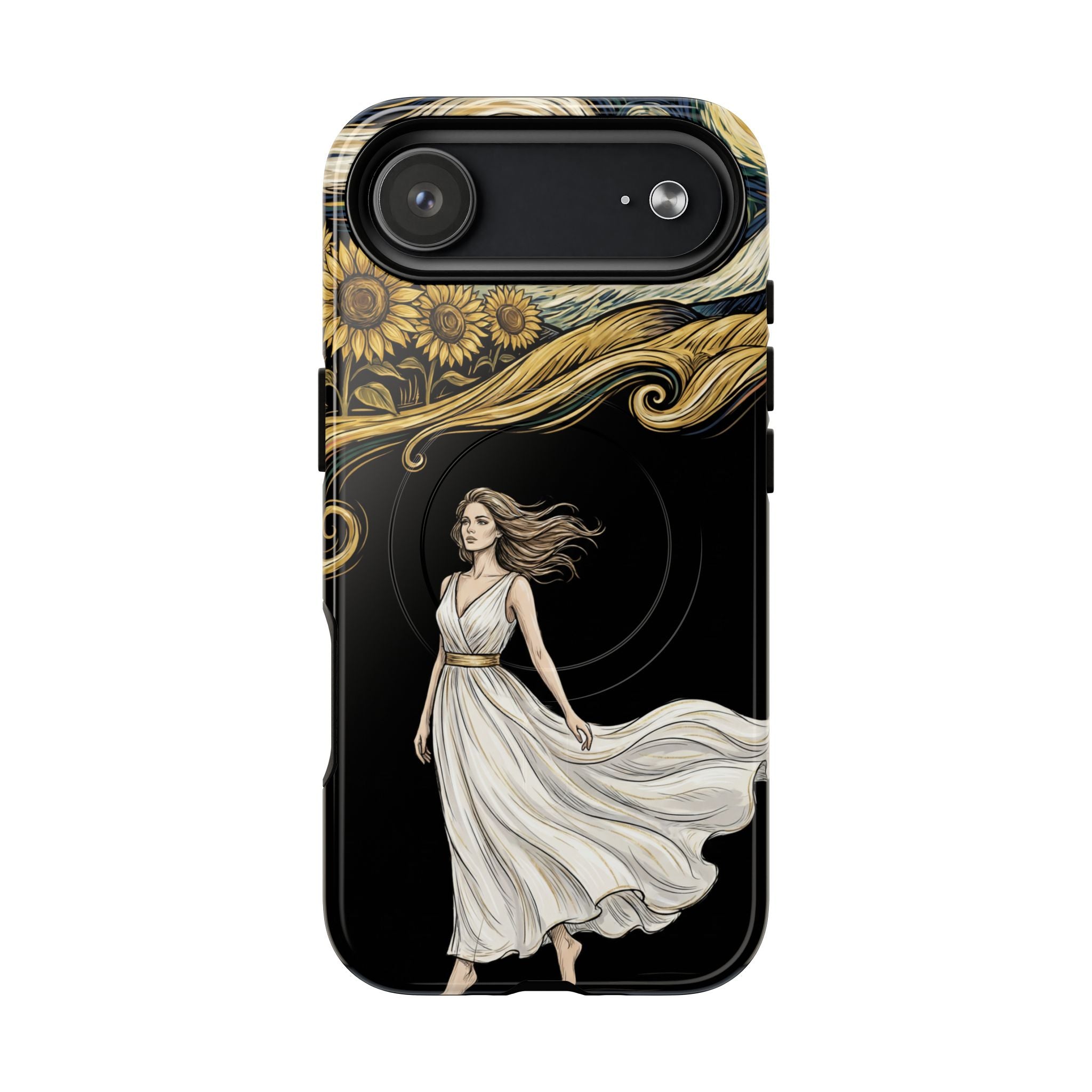 Grecian Muse MagSafe iPhone Case | Artistic Goddess Protective Case