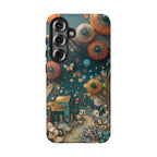 Whimsical Night Village Samsung Galaxy Case