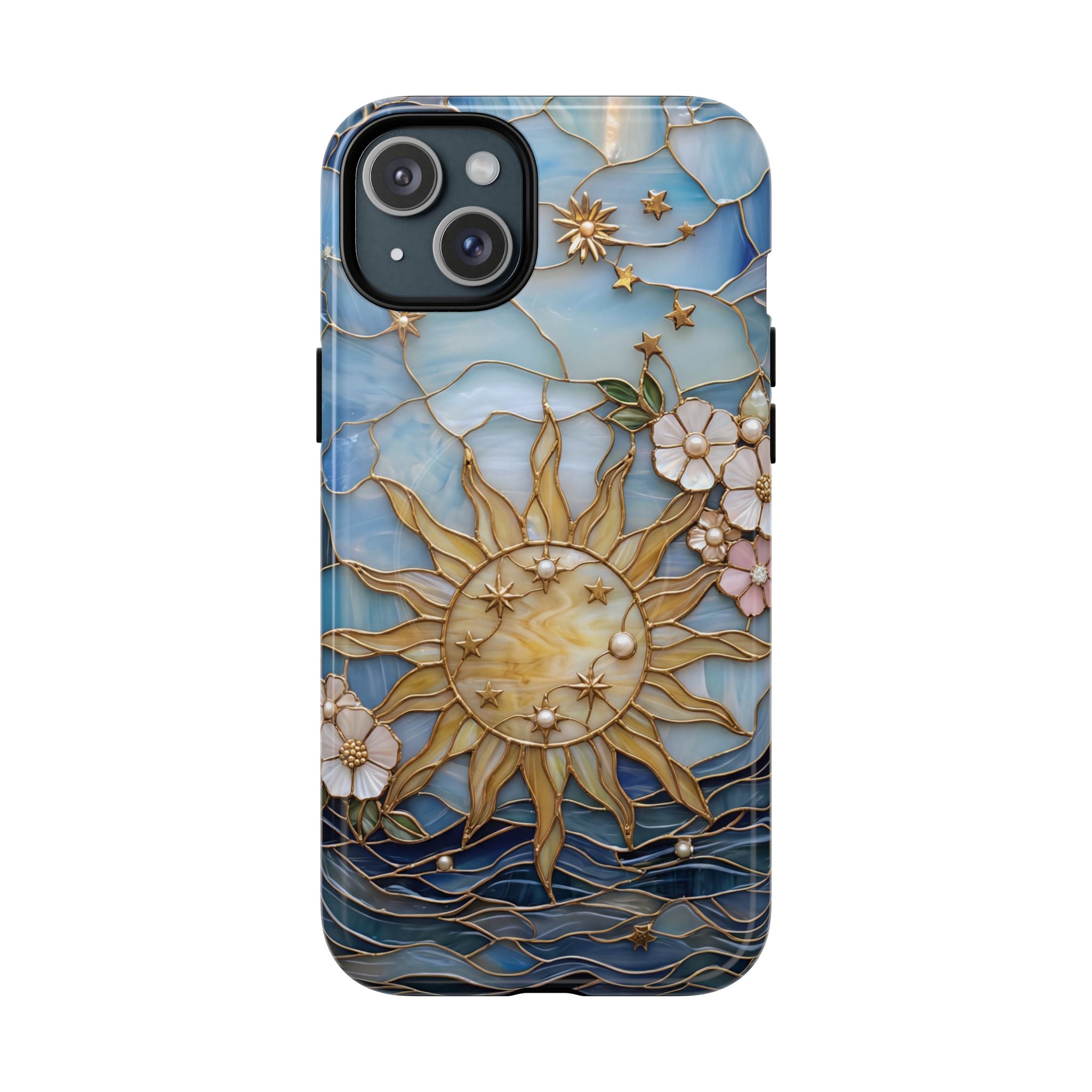 Stained Glass Sun & Sea MagSafe iPhone Case