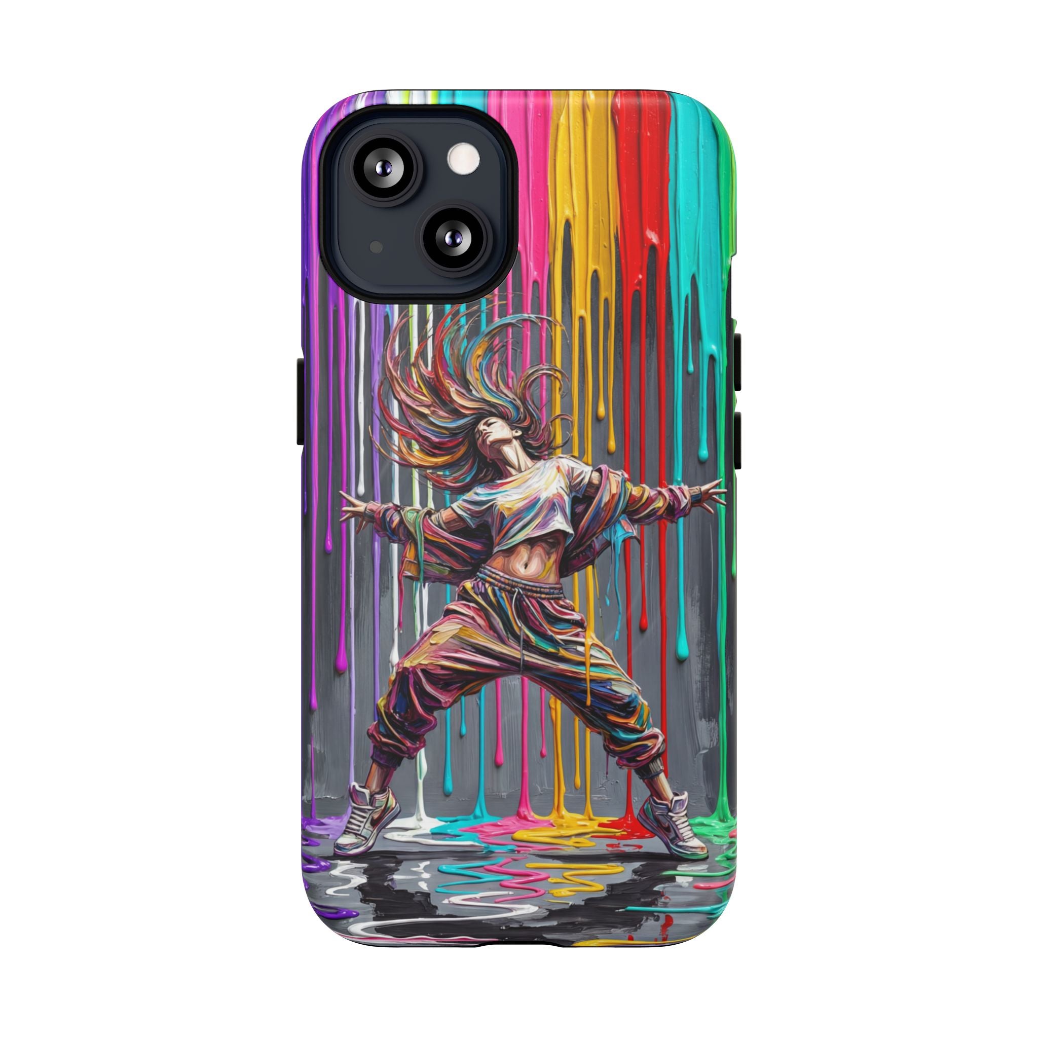 MagSafe iPhone Case | Colorful Street Dance Drip Design