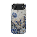 Blue Moon Butterfly iPhone Case | Floral Protective Tough Case