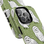 Barn Owl iPhone Case | Woodland Owl Pattern Cover