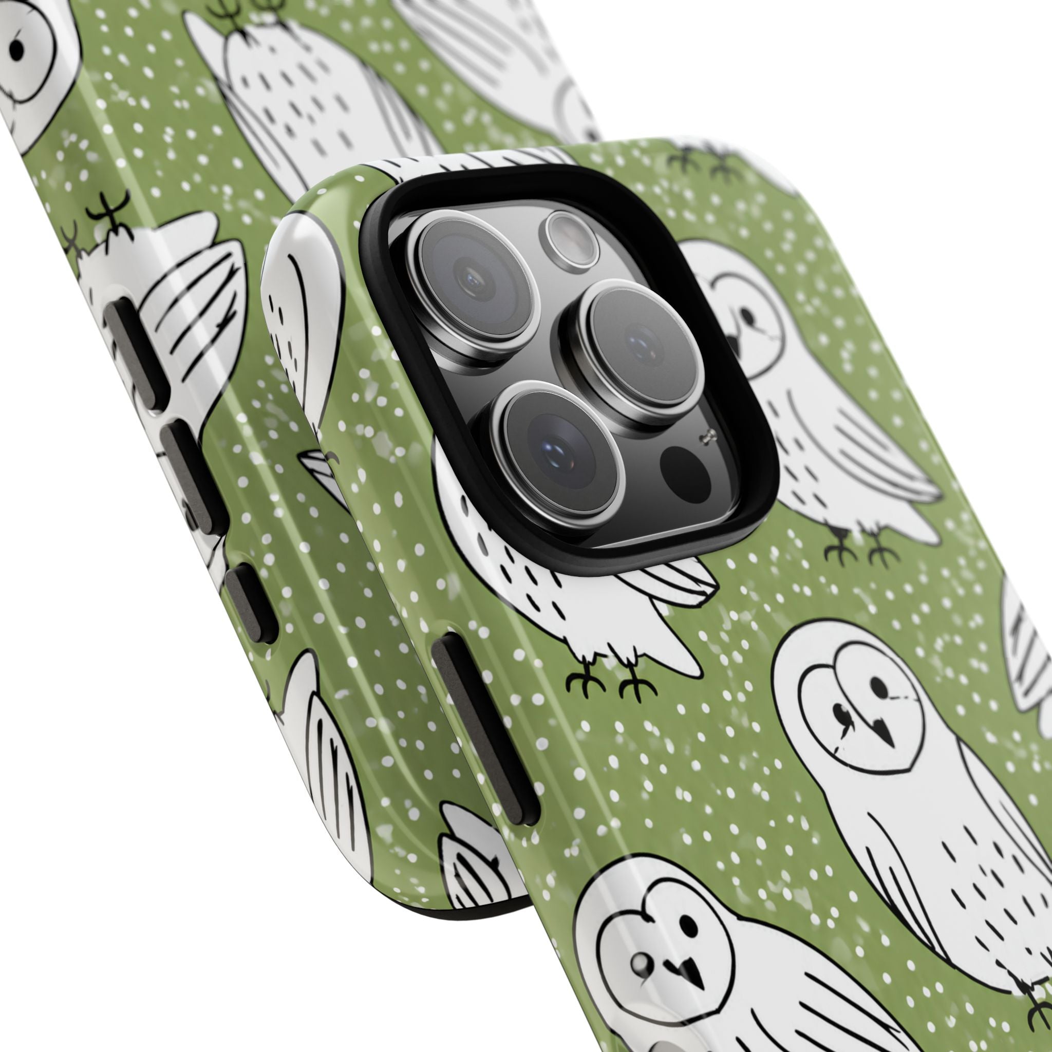Barn Owl iPhone Case | Woodland Owl Pattern Cover