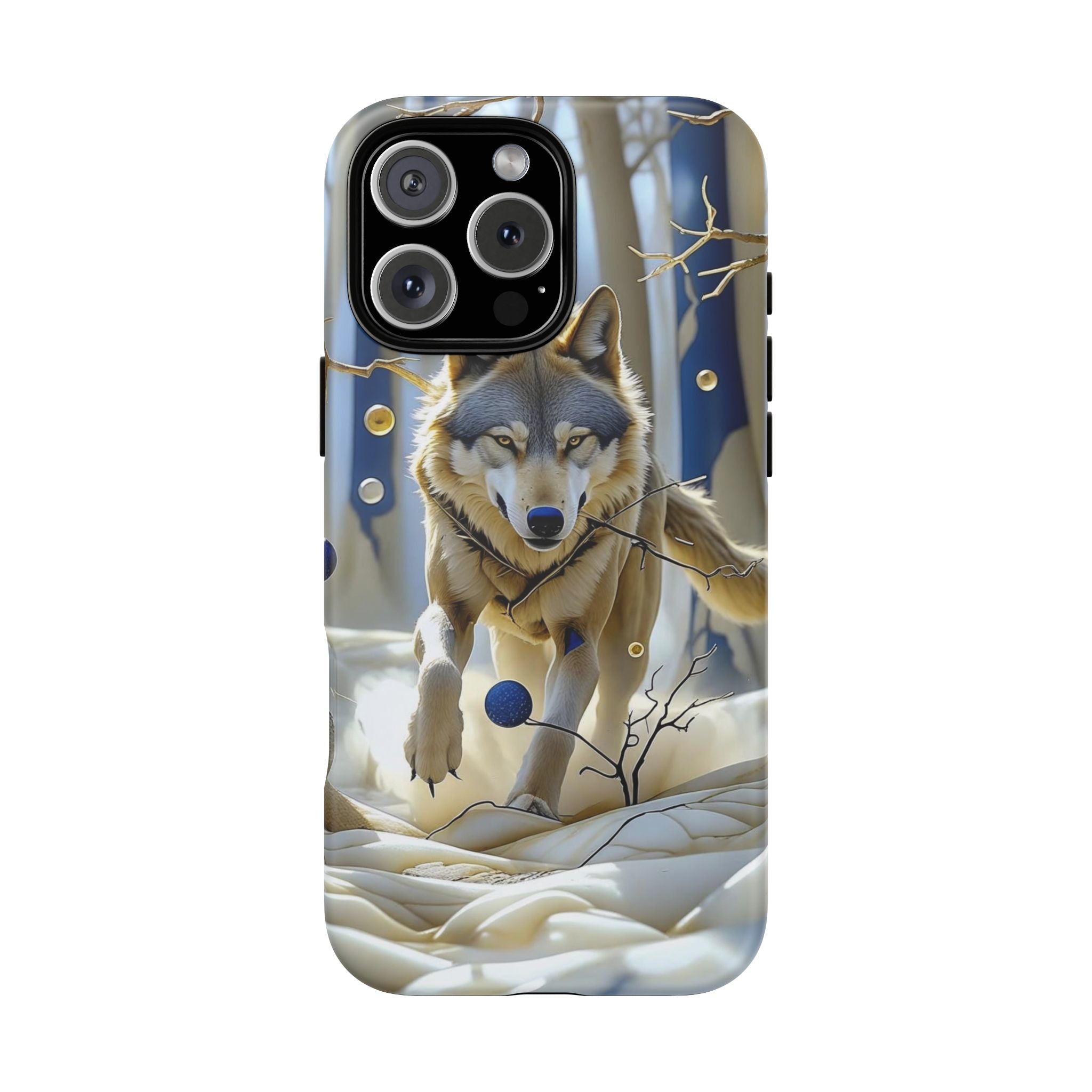 Wolf in Snow iPhone Case — Rugged Wildlife