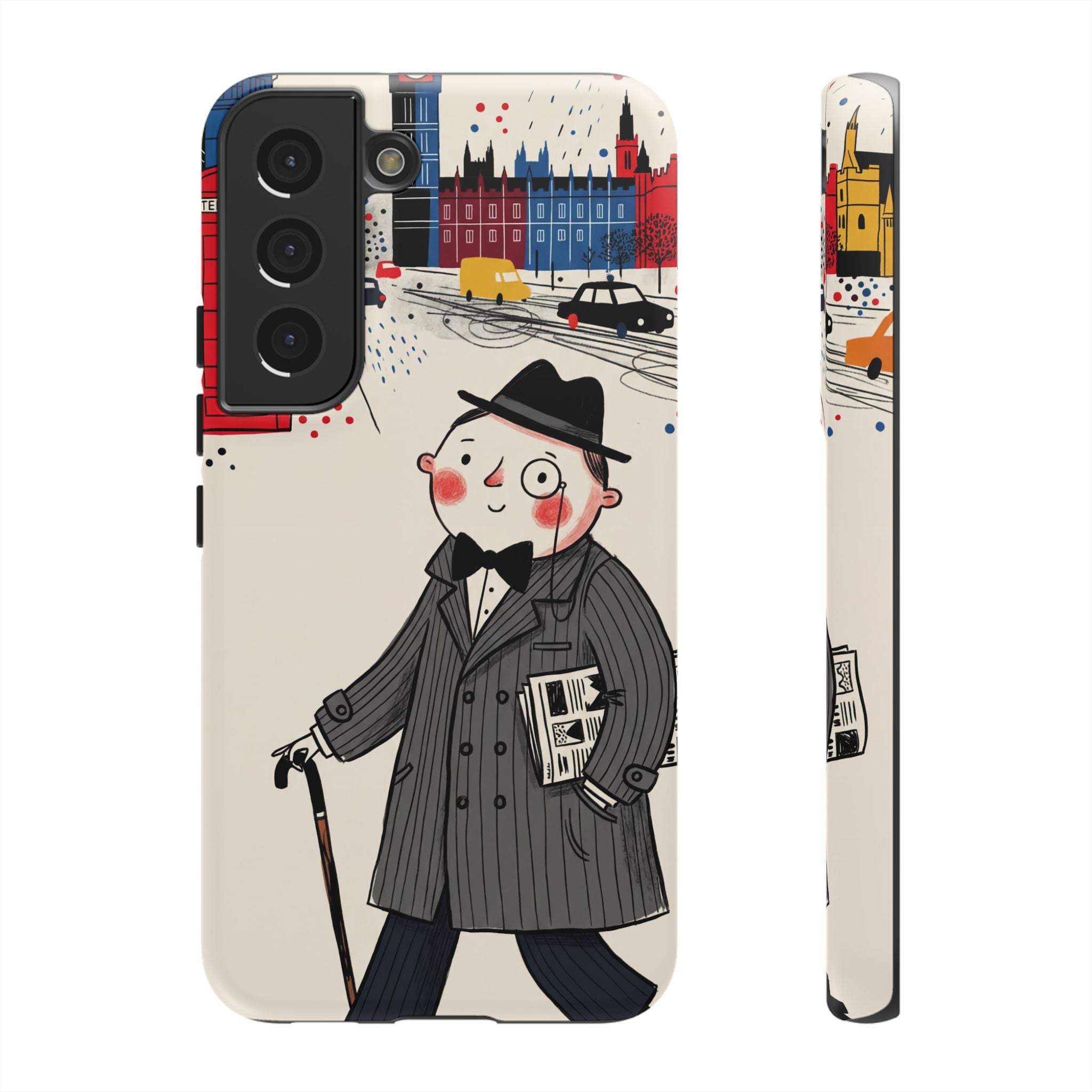 Detective in London Samsung Galaxy Phone Case