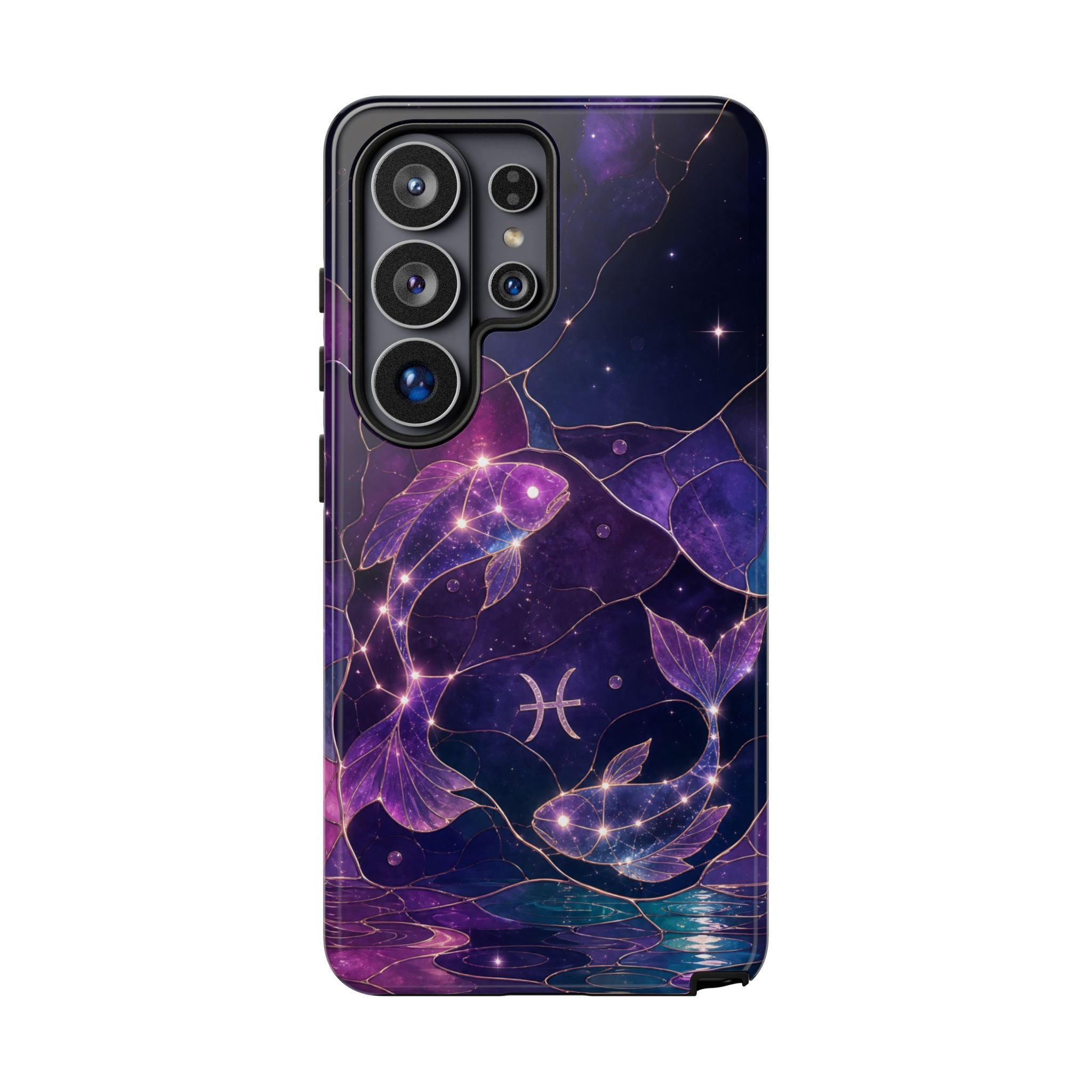Pisces Zodiac Samsung Galaxy Phone Case | Celestial Fish Phone Case