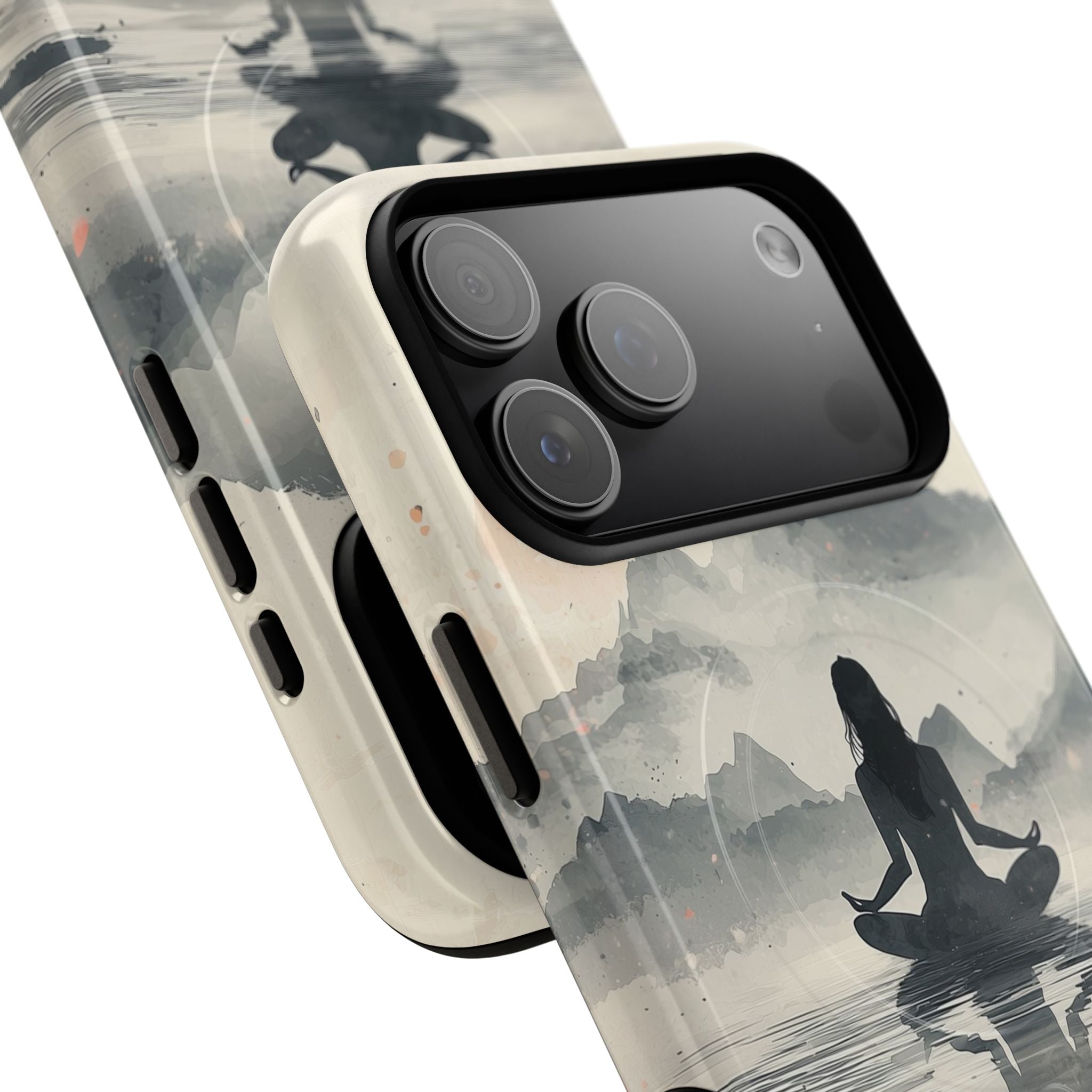 Zen Yoga Meditation Lotus MagSafe iPhone Case