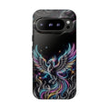 Colorful Neon Phoenix Tough Google Pixel Phone Case