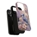 Blue Jay iPhone Case | Bird Floral iPhone Case