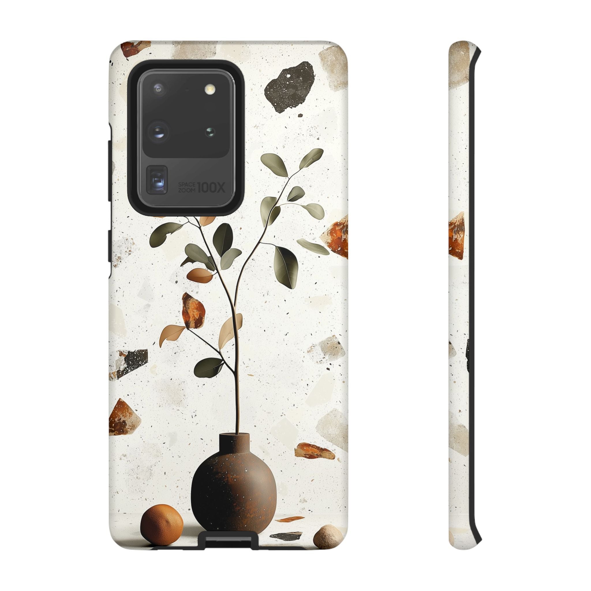 Floral Terrazzo Samsung Galaxy Case | Minimal Vase Botanical