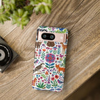 Wild Garden Google Pixel Phone Case | Cute Forest Animals Floral Pattern Tough Case