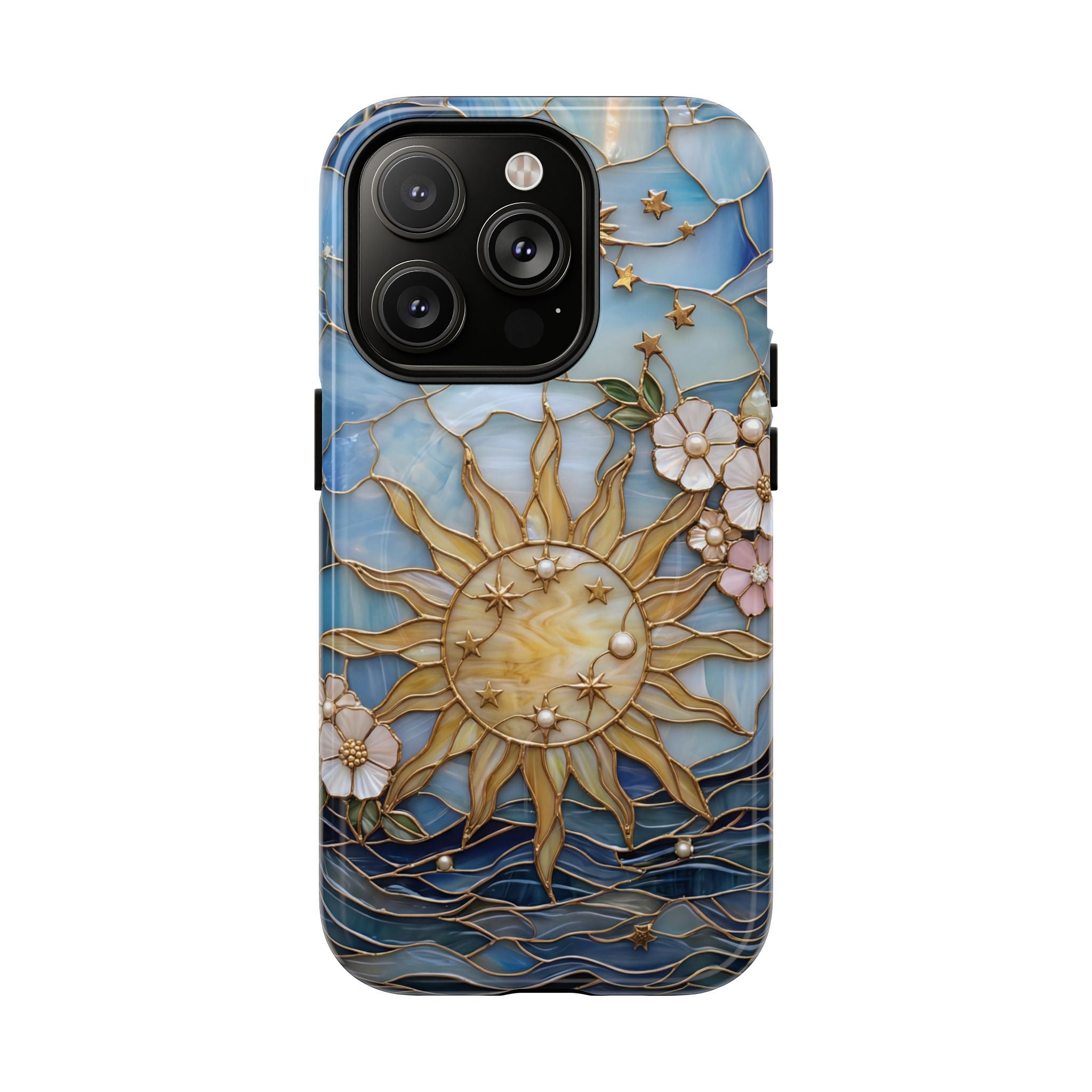 Stained Glass Sun & Sea MagSafe iPhone Case