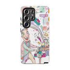 Musical Pianist Samsung Galaxy Phone Case | Colorful Whimsical Piano Art