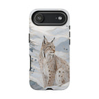 Lynx iPhone Case | Winter Mountain iPhone Case