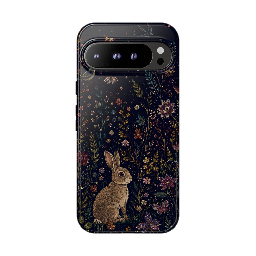Rabbit Google Pixel Phone Case | Woodland Bunny Art Cover