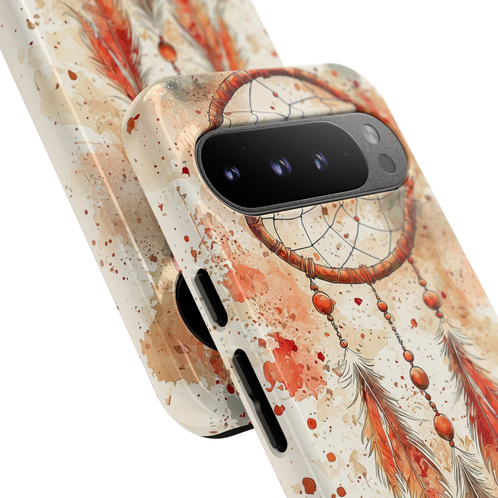 Dreamcatcher Tough Google Pixel Case | Watercolour Feather