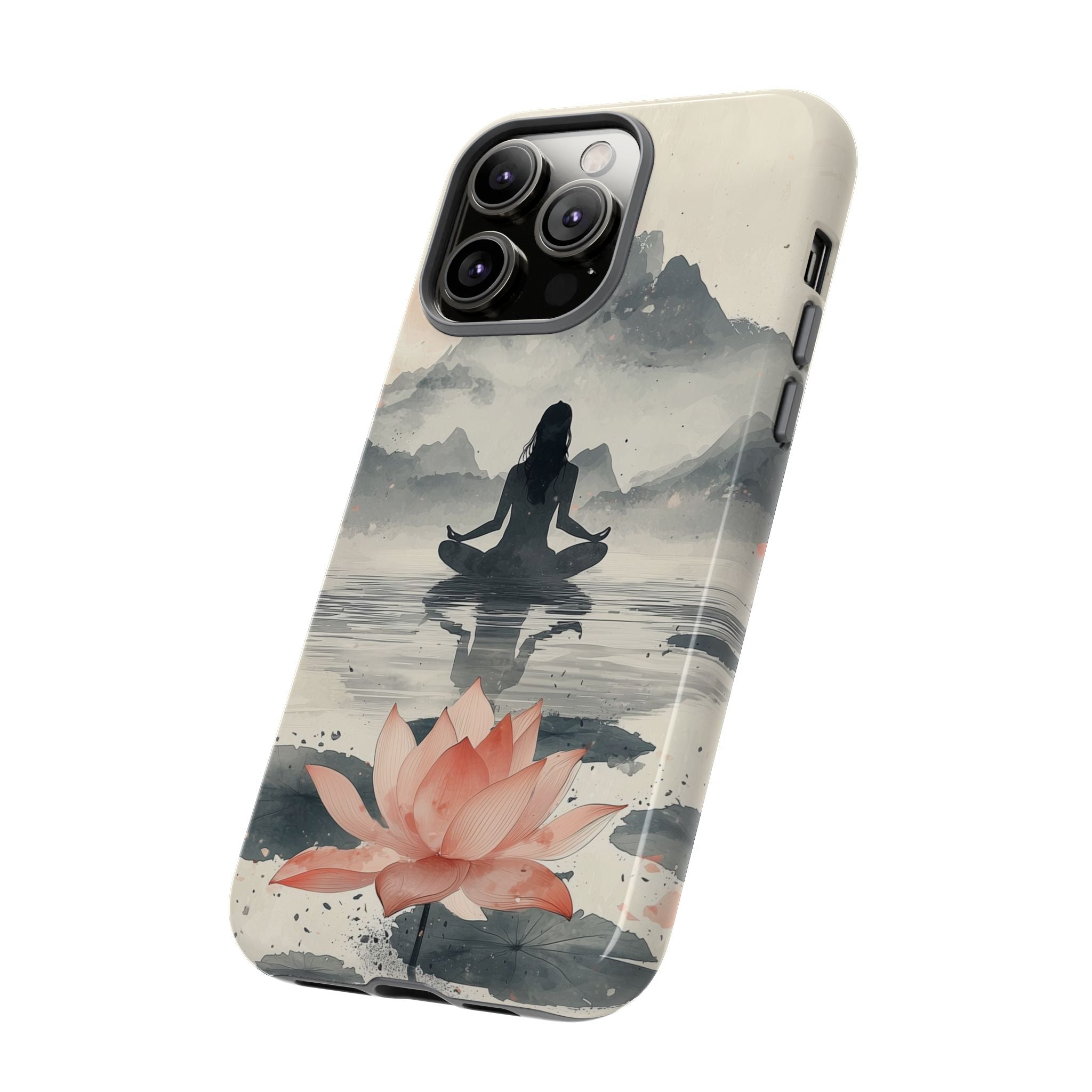 Zen Yoga Meditation Lotus iPhone Case