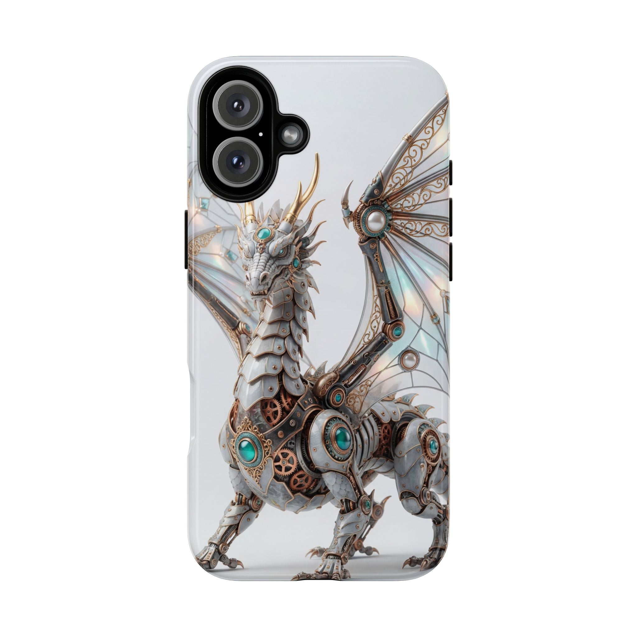 Steampunk Mechanical Dragon iPhone Case — Fantasy Armor Protective Cover