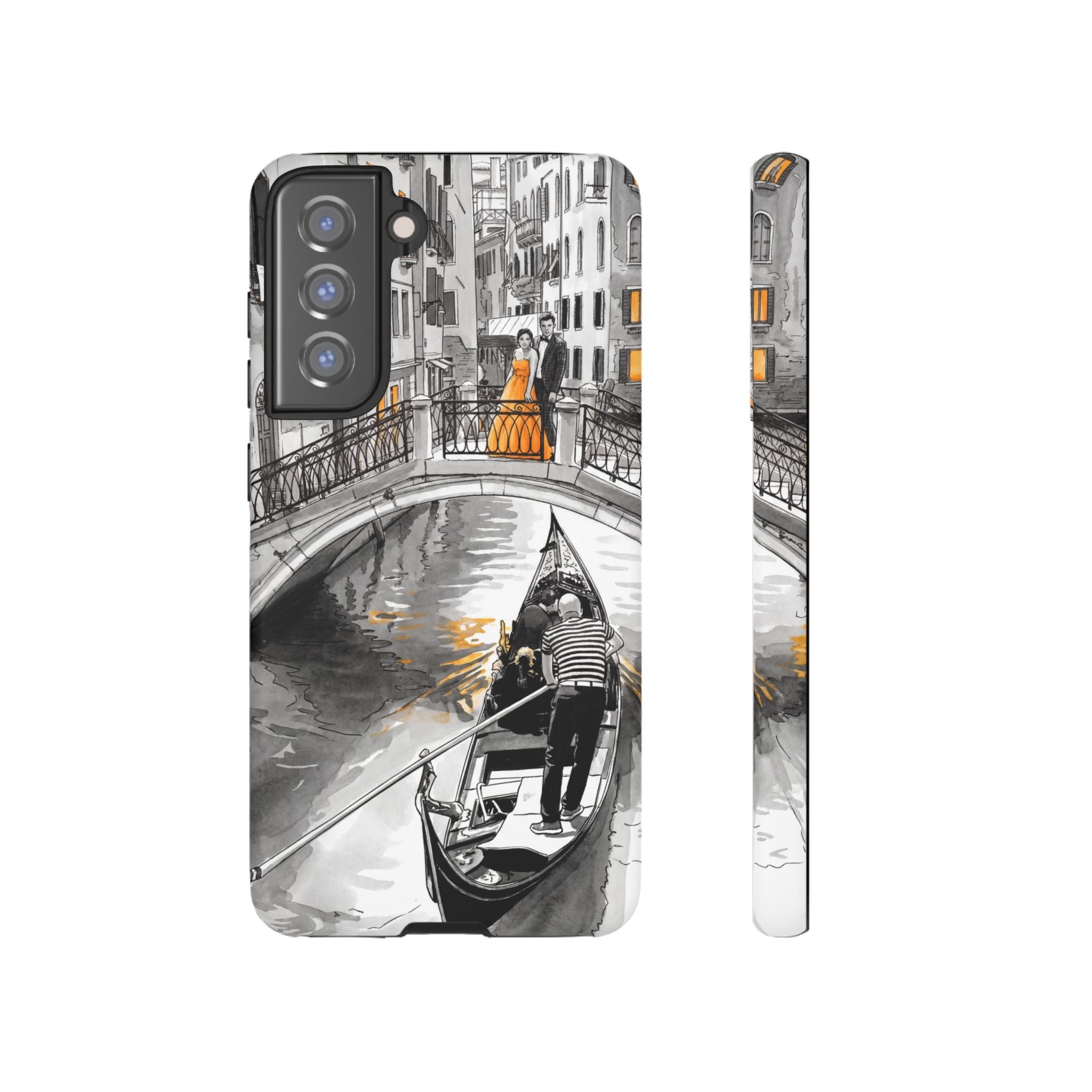 Venice Gondola Samsung Galaxy Case | Romantic Canal Scene Protective Case