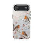 Robin Bird iPhone Case | Winter Berries iPhone Case