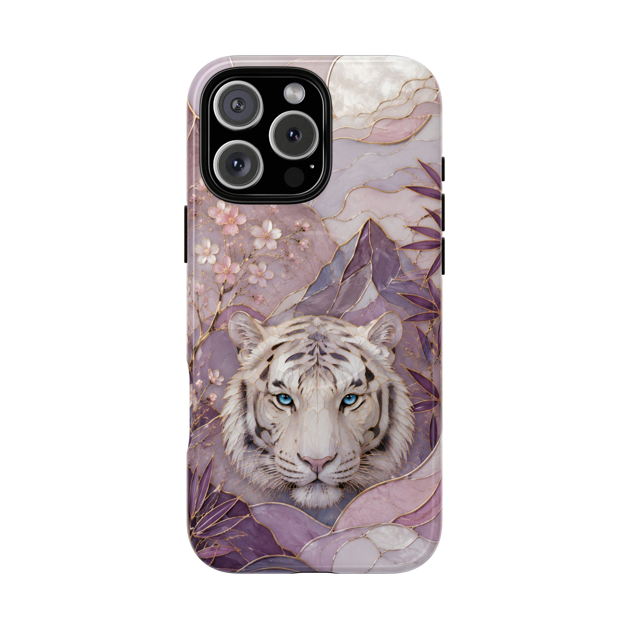 White Tiger Tough MagSafe Case
