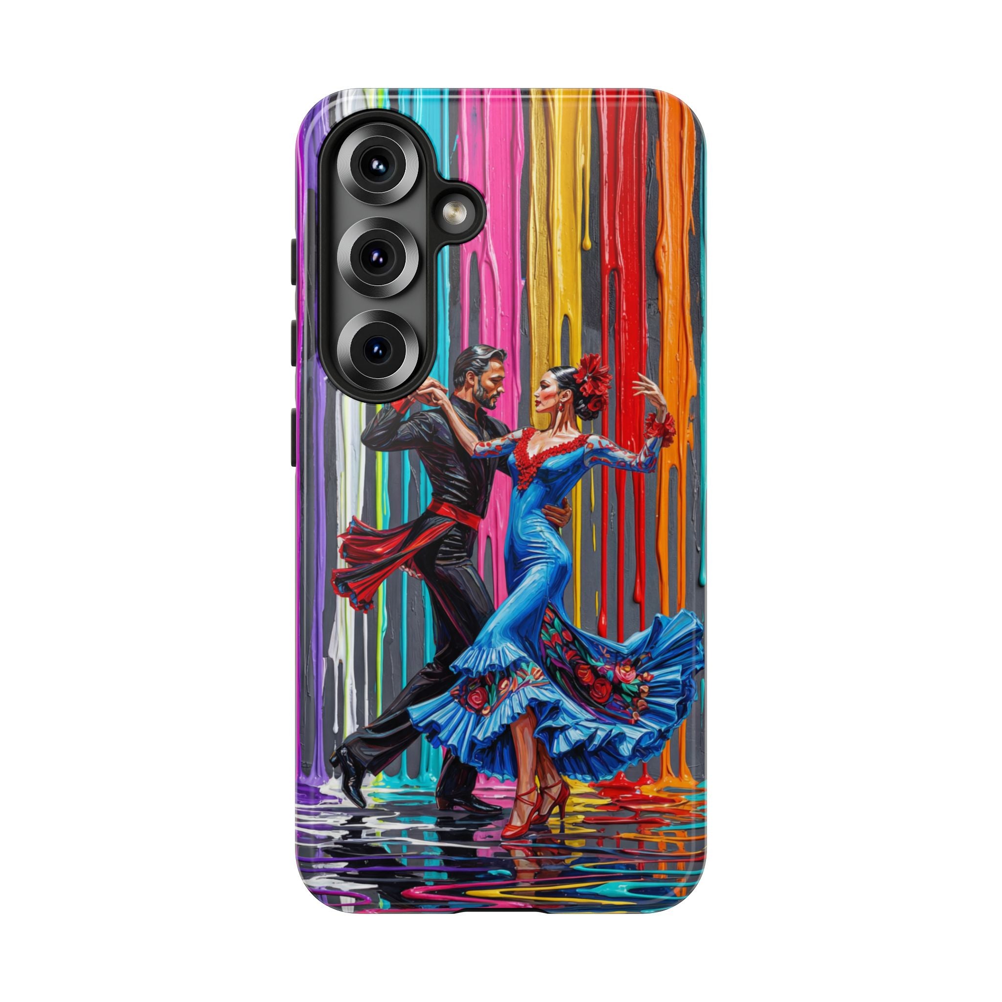 Colorful Tango Samsung Galaxy Phone Case | Vibrant Dancing Couple Art Protection