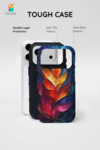 Abstract Colourful Leaf iPhone Case