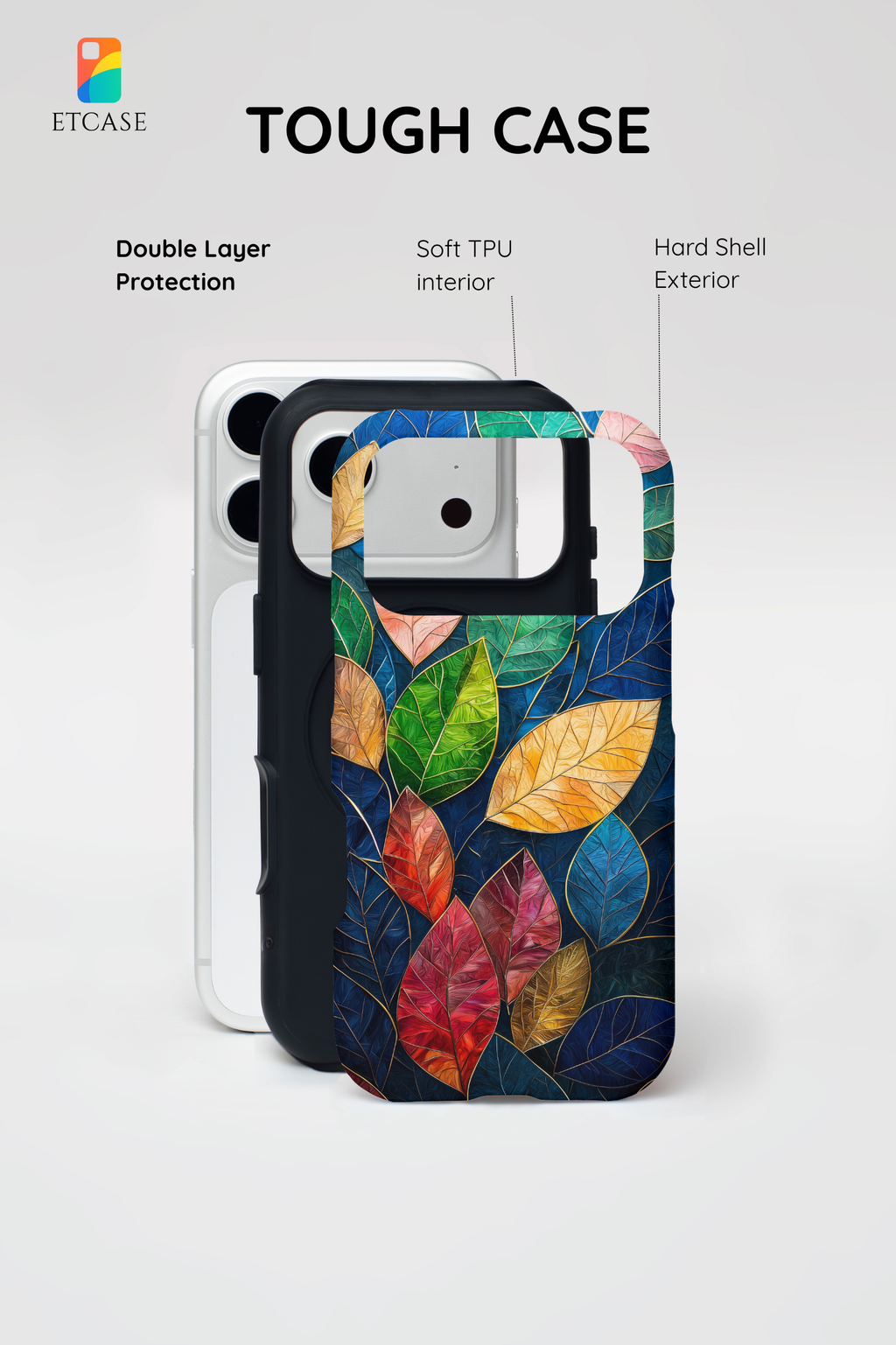 Colourful Autumn Leaves iPhone Case